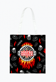 Mistrz Grilla - Torba na zakupy fullprint