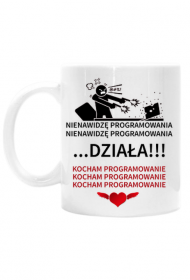 Programista. Prezent dla Programisty. Koszulka dla Programisty. Coder. Java, Python, SQL, PHP, HTML