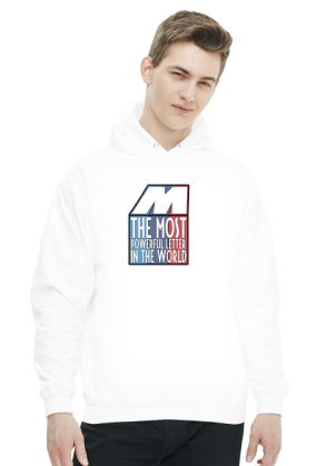 M letter (bluza męska kaptur)