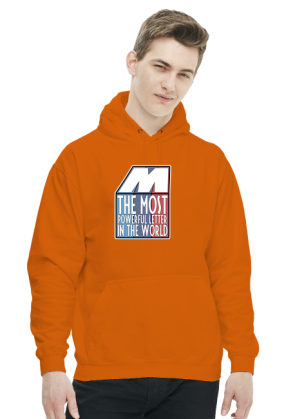 M letter (bluza męska kaptur)