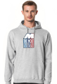 M letter (bluza męska kaptur)