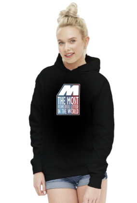 M letter (bluza damska kaptur)