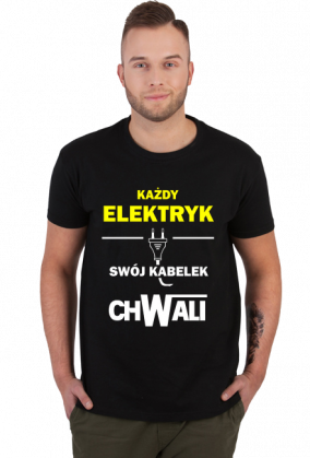 Elektryk. Prezent dla Elektryka. Koszulka dla Elektryka.