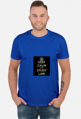 Koszulka Keep Calm and Study Law