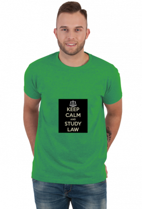 Koszulka Keep Calm and Study Law
