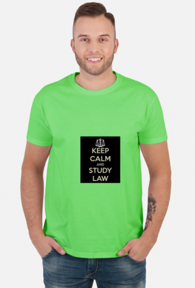 Koszulka Keep Calm and Study Law