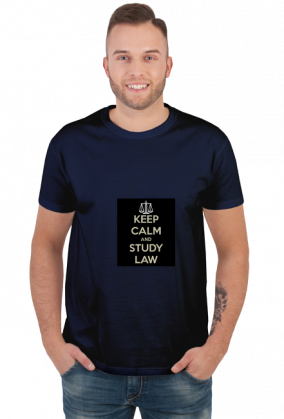 Koszulka Keep Calm and Study Law