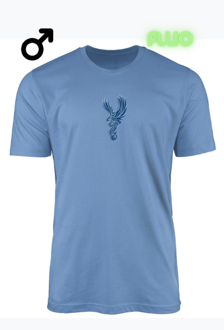 "THHC"-(przód/tył_FenixTribal, fluorescencyjna,niebieska/ TylkoHHc)