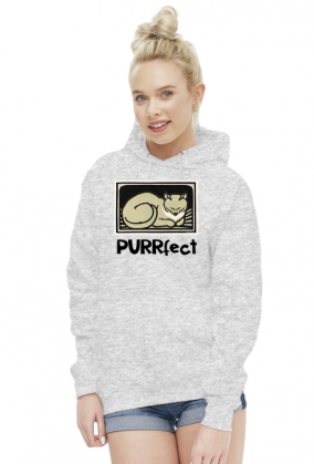 Bluza damska z kapturem PURRFECT