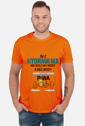 Hydraulik. Prezent dla Hydraulika. Koszulka dla Hydraulika. Praca Hydraulik