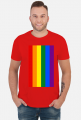 Tęcza LGBT koszulka męska (różne kolory)