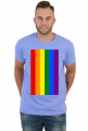 Tęcza LGBT koszulka męska (różne kolory)