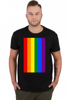 Tęcza LGBT koszulka męska (różne kolory)