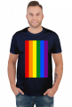 Tęcza LGBT koszulka męska (różne kolory)