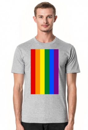 Tęcza LGBT koszulka męska (różne kolory)