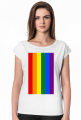 Tęcza LGBT koszulka damska (różne kolory)