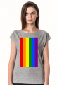 Tęcza LGBT koszulka damska (różne kolory)