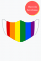 Tęcza LGBT maseczka