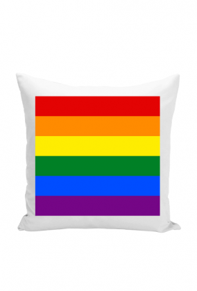 Tęcza LGBT poduszka poszewka