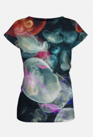 T-shirt damski - meduza