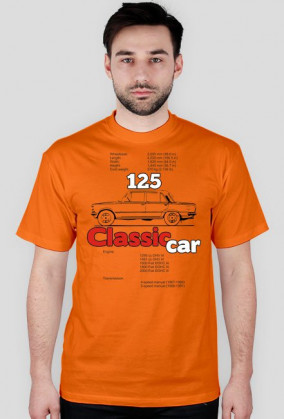 Koszulka Bandzior klasyczny fiat 125p