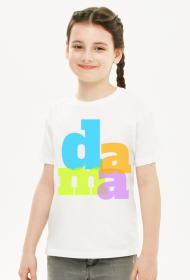 Koszulka dla dziewczynki - Prawdziwa Dama