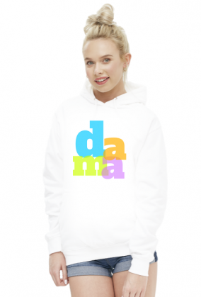 Bluza damska z kapturem - Prawdziwa Dama