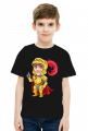 Koszulka kid chłopiec RPG Rycerz w złotej zbroi