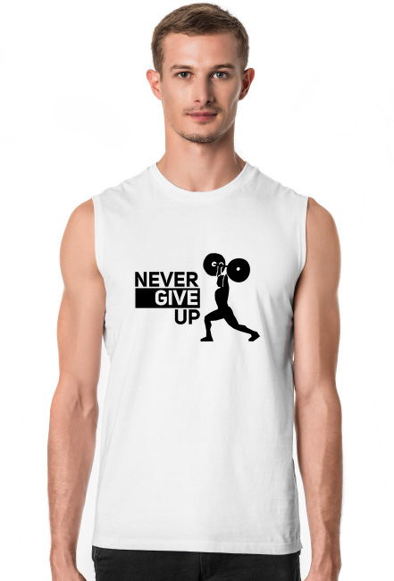 Never Give Up - Koszulka Bez Rękawów