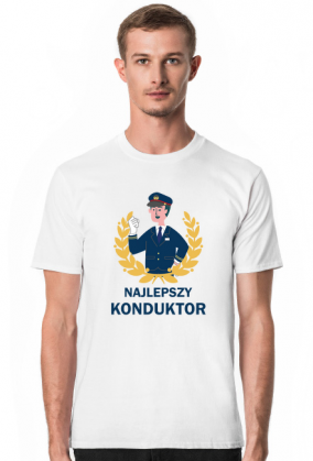Konduktor. Prezent dla Konduktora. Koszulka dla Konduktora. Maszynista. Pociąg. PKP