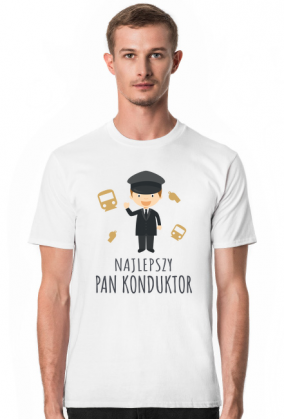 Konduktor. Prezent dla Konduktora. Koszulka dla Konduktora. Maszynista. Pociąg. PKP