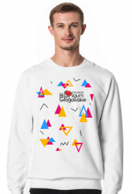 Bluza Męska Trójkąty - Biała