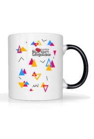 Kubek - Trójkąty z rączką