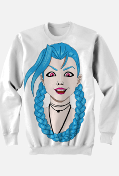 Lol Jinx Classic - Bluza męska fullprint