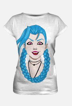 LoL Jinx Classic - Koszulka damska fullprint