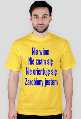 Nie wiem , nie znam się , nie orientuję się , zarobiony jestem