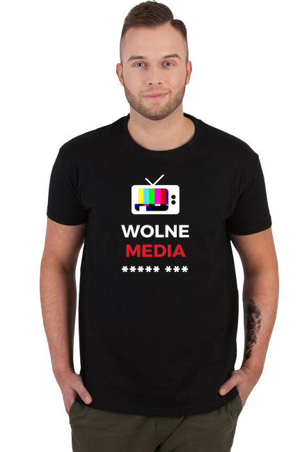 Koszulka męska - Wolne media