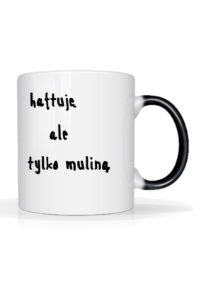 Kubek z napisem