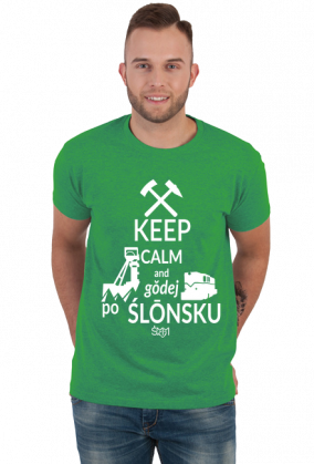 Gŏdej po Ślōnsku /biała grafika