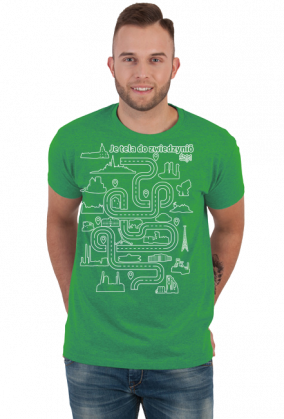 Zwiydzać kożdy może /biała grafika