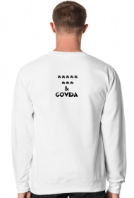 Gwiazdkowa bluza biała