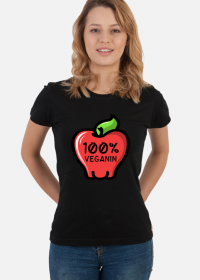 100% Veganin - Koszulka damska