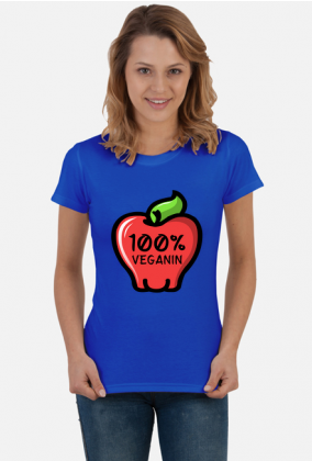 100% Veganin - Koszulka damska