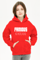 Bluza Unisex Red z kapturem Famous