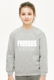 Bluza Unisex Grey Famous