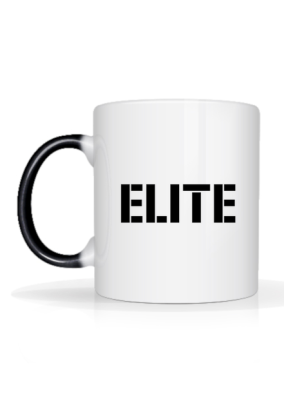 Kubek gracza biało-czarny