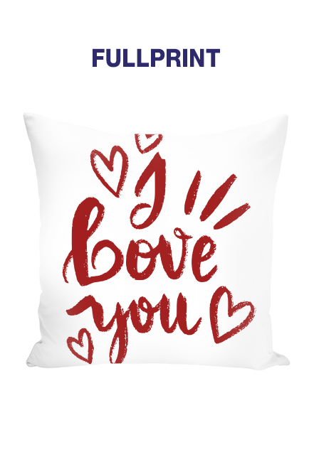 Poduszka I Love You - Typu Fullprint
