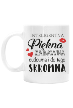 Kubek dla kobiety biały
