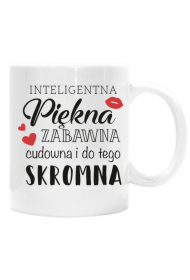 Kubek dla kobiety biały