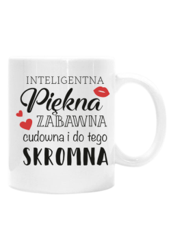 Kubek dla kobiety biały